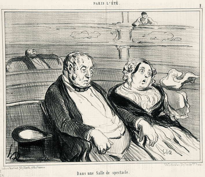  奥诺雷·杜米埃 Honore Daumier ——在剧院